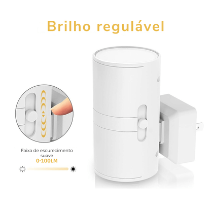 LUMINÁRIA NOTURNA PARA TOMADAS - Luz Suave
