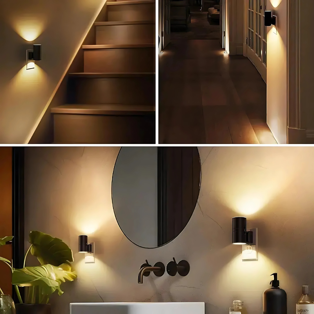 LUMINÁRIA NOTURNA PARA TOMADAS - Luz Suave